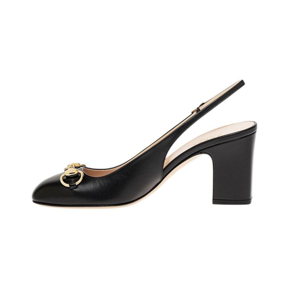 Gucci Horsebit Leather Slingback Pump - Picture 2 of 5